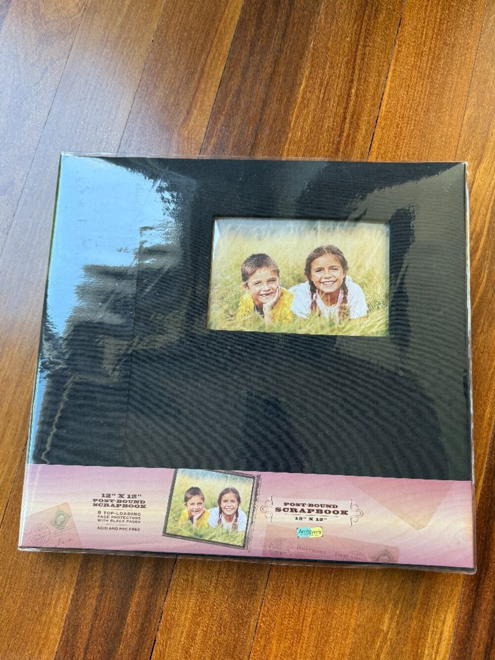 NEW Archiver's 12x12 Black Post Bound Scrapbook